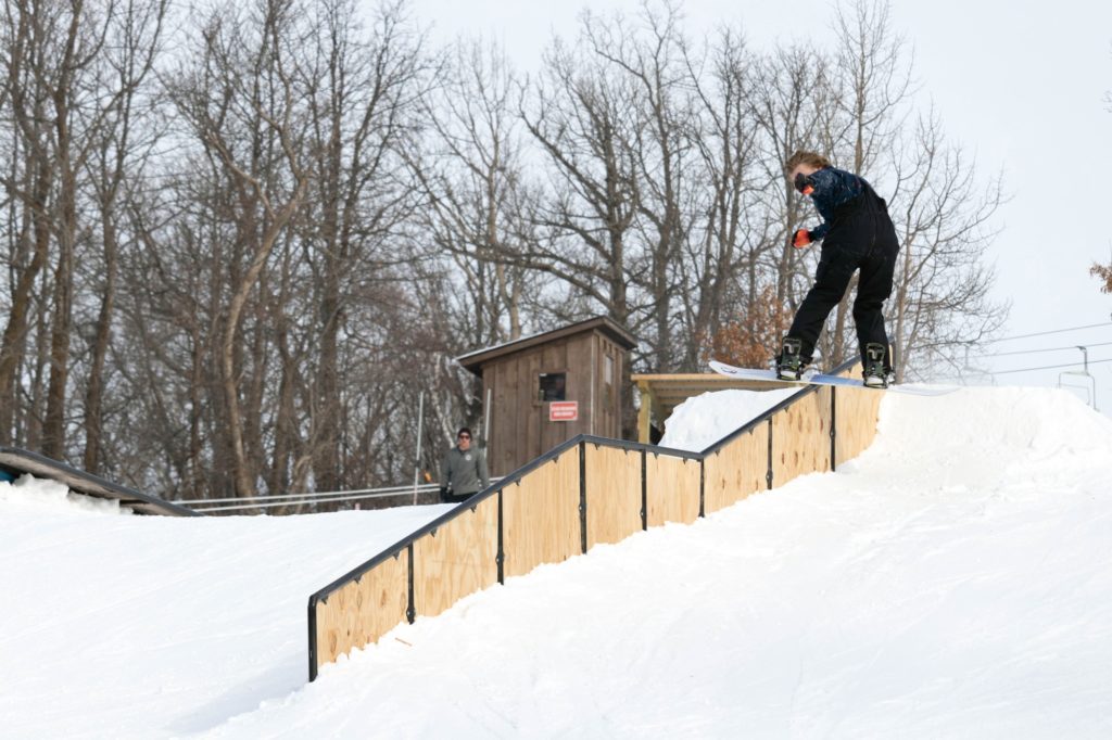 Nate Bujarski. DFD at Detroit Mountain terrain park - Colab Cookout February 2019.